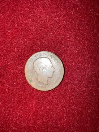 Moneda 10 Céntimos Alfonso XII 1878