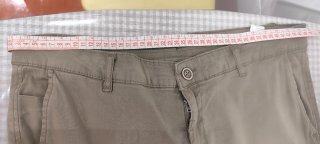 Pantalón Chino Cargo Beige. Pitillo