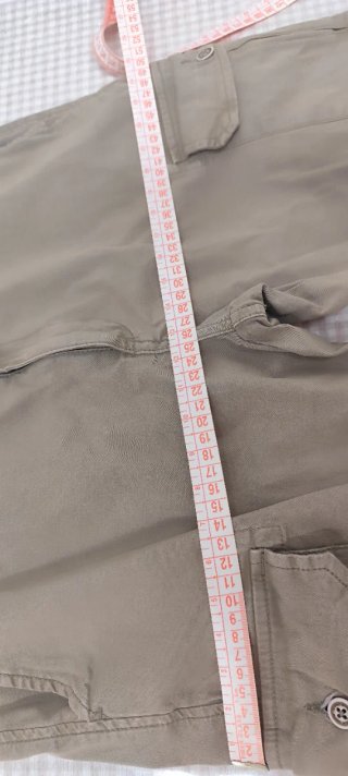 Pantalón Chino Cargo Beige. Pitillo