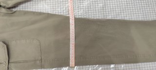 Pantalón Chino Cargo Beige. Pitillo