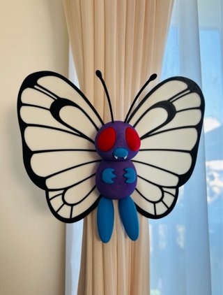 Sujetacortinas Butterfree Pokémon