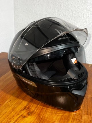 Casco de Moto MT Helmets Negro y verde fluorescent