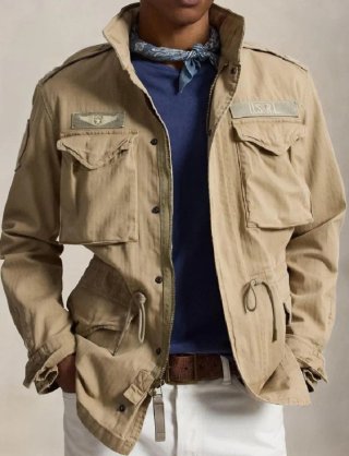 Chaqueta Militar Polo Ralph Lauren Beige