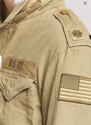 Chaqueta Militar Polo Ralph Lauren Beige