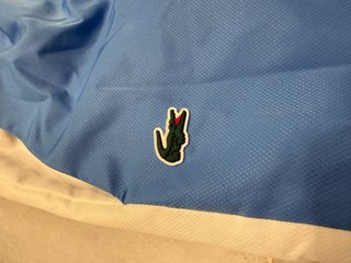 Pantalón Lacoste Azul y Blanco