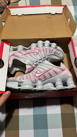 Zapatillas Nike Shox TL Mujer Rosa Blanco
