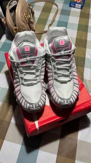Zapatillas Nike Shox TL Mujer Rosa Blanco