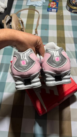 Zapatillas Nike Shox TL Mujer Rosa Blanco