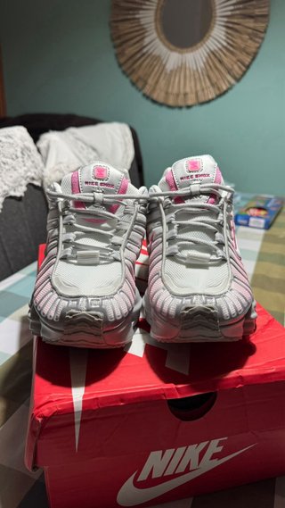 Zapatillas Nike Shox TL Mujer Rosa Blanco