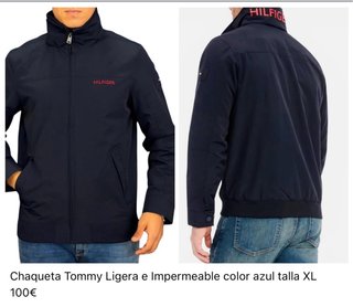 Chaqueta Tommy Hilfiger Azul Talla XL
