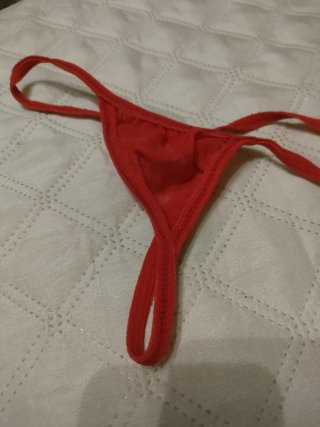 Tanga mini rojo