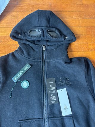 Sudadera C.P. Company Negra con Gafas