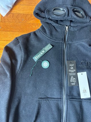 Sudadera C.P. Company Negra con Gafas