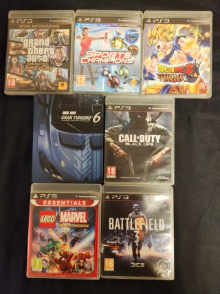 Lote de 7 Videojuegos para PlayStation 3 (PS3)