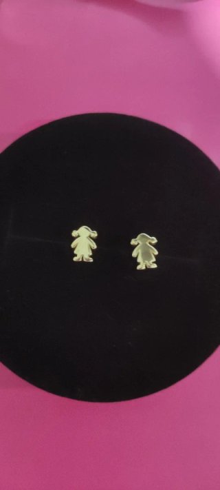 Pendientes niña oro Tous