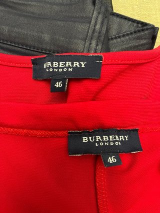 Conjunto Burberry Rojo Talla 46