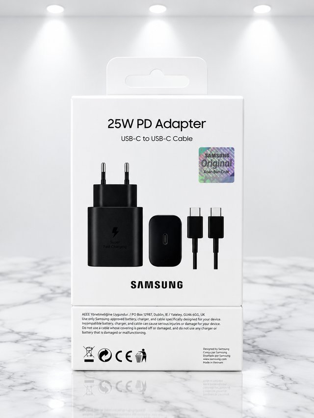 Cargador Samsung 25w Original Adaptador y Cable