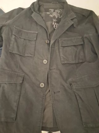 Chaqueta de hombre negra