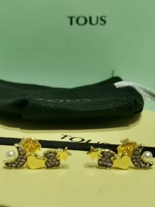 Pendientes Tous Oro Luna Corazón Estrella