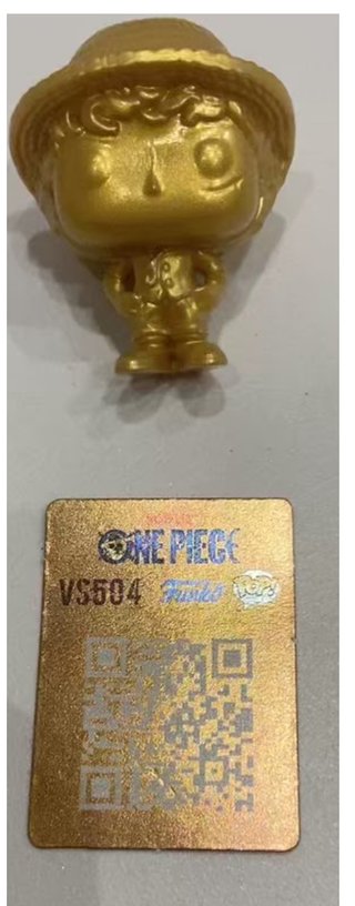 Monkey D. Luffy Gold Chrome Funko Pop