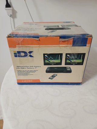 Reproductor DVD Portátil IDX Doble Pantalla 7