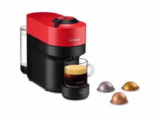 Cafetera Krups Nespresso Vertuo Pop Roja/Negra
