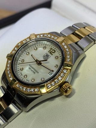 Reloj Tag Heuer Aquaracer Lady Diamantes Oro/Plata