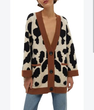 Chaqueta Parfois animal print talla única