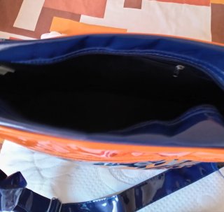 Bandolera Azul y Naranja
