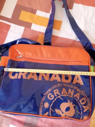 Bandolera Azul y Naranja