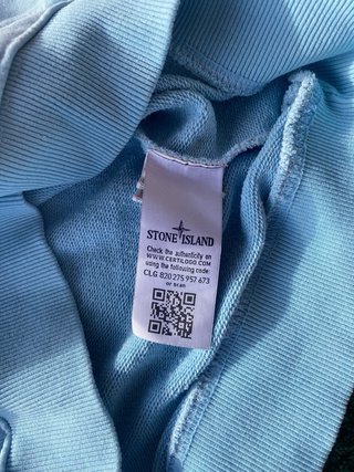 Sudadera Stone Island Azul Celeste