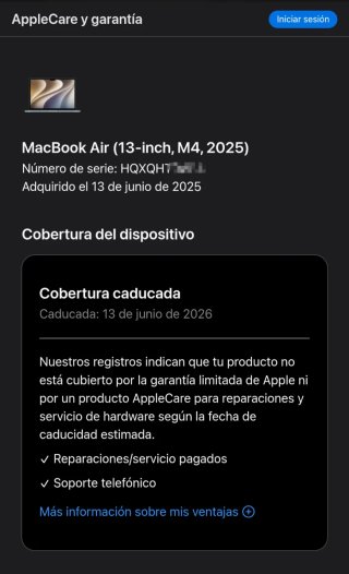 Macbook Air M4 100%