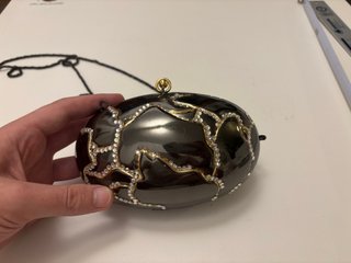Bolso Joya Vintage Minaudière Ovalado