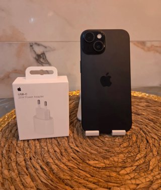 iPhone 15 128GB Negro + Cargador Apple ,como nuevo