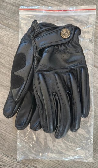 Guantes de moto piel sintética Talla L