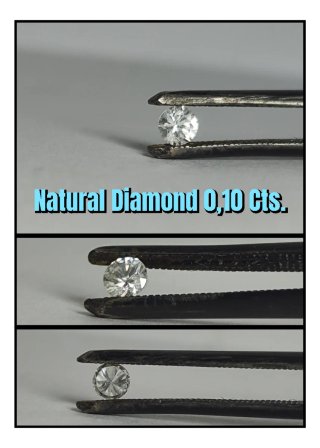 Diamante Natural 0,10 cts.