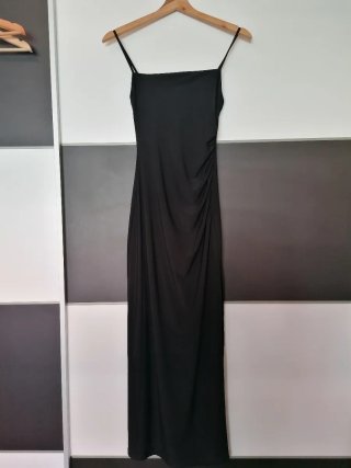 Vestido largo negro