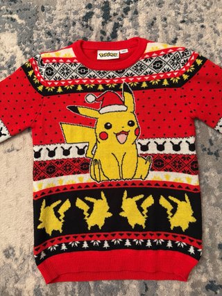 Jersey Navideño Pokémon Talla 7/8