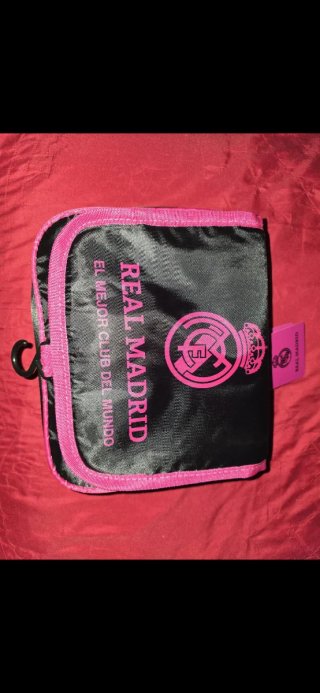 Neceser Real Madrid Negro y Rosa
