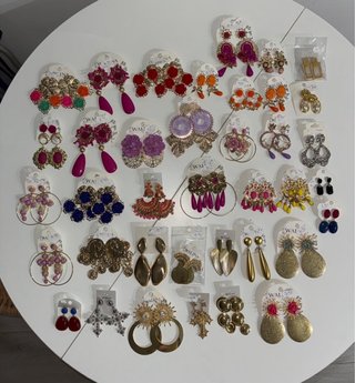 Lote de 38 Pendientes Flamencos!!! De Remate
