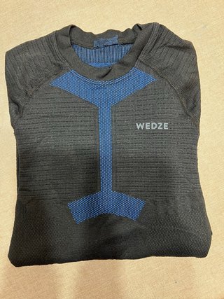 Térmica Wedze Negro/Azul Talla 12/14 años