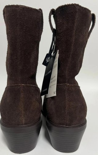 Botines Cowboy Stradivarius Marrones