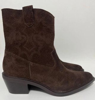 Botines Cowboy Stradivarius Marrones