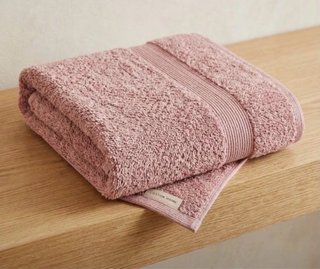 Telo doccia in spugna rosa