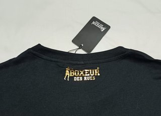 Camiseta Boxeur Des Rues Negra Oro – Talla XL