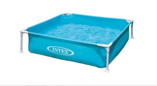 ntex Piscina Desmontable Cuadrada Tubular Infantil