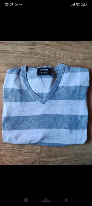 Pull & Bear Striped Knit Sweater Vintage Y2k.