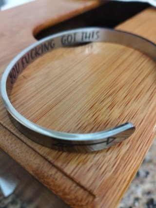 Pulsera acero YOU FUCKING GOT THIS