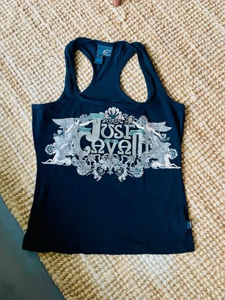 Camiseta Just Cavalli Negra Talla XS