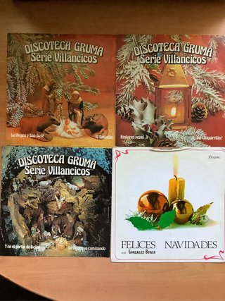 4 Discos Promocionales de Villancicos